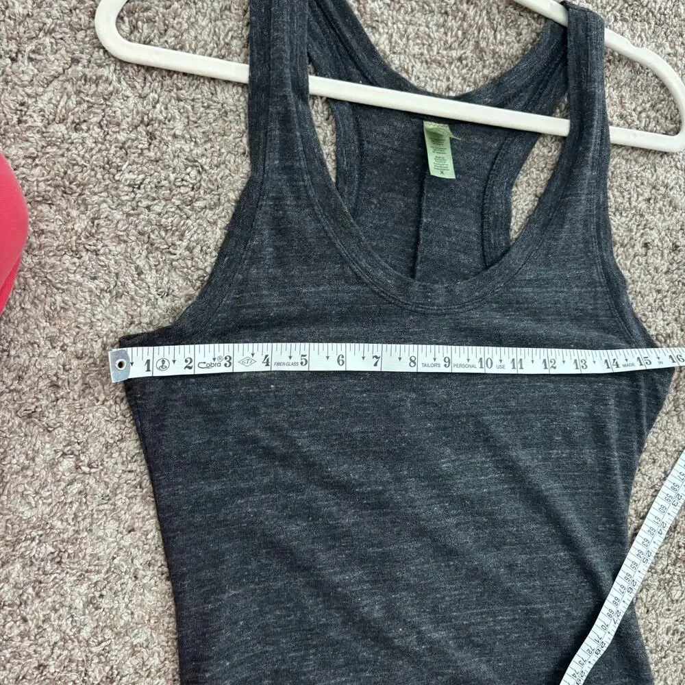 Alternative Earth Women’s Jersey Knit Tank Gray Maxi Dress Sz M Minimalist - Picture 6 of 12